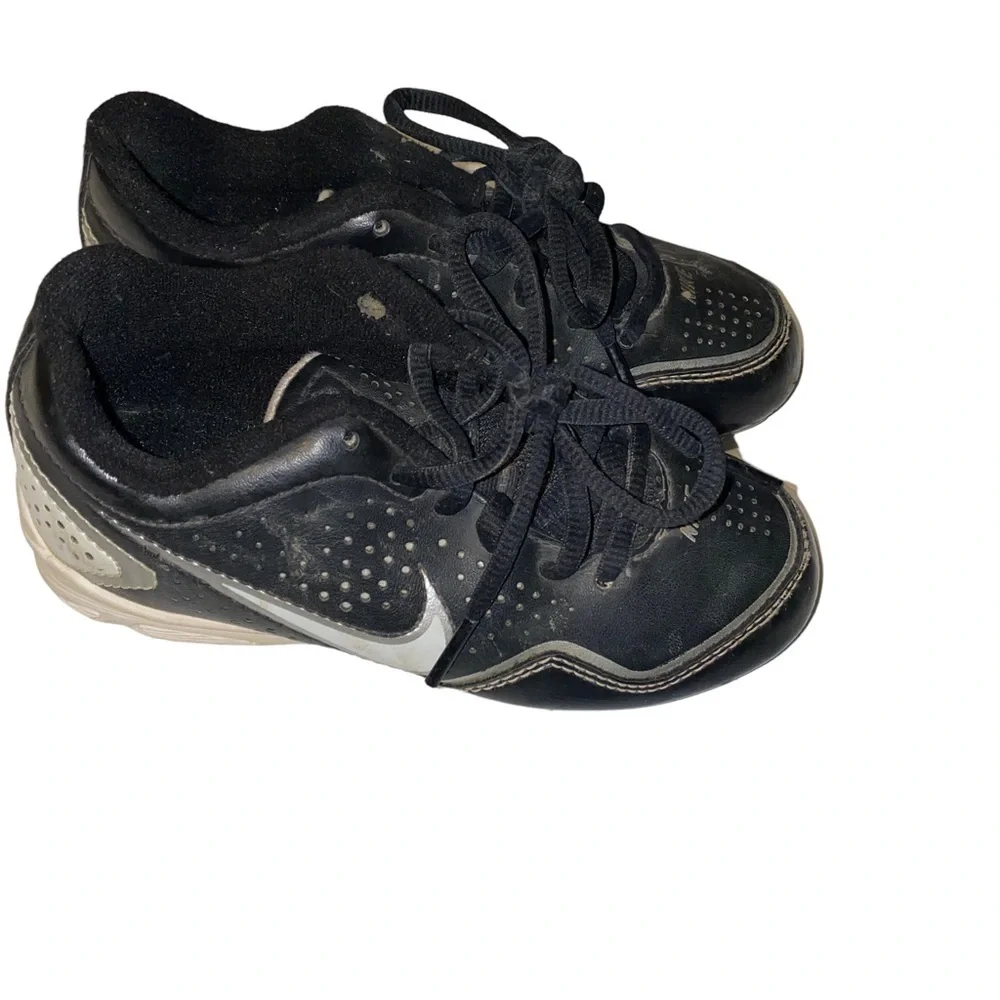 Nike kid black keystone baseball cleats size 11c child